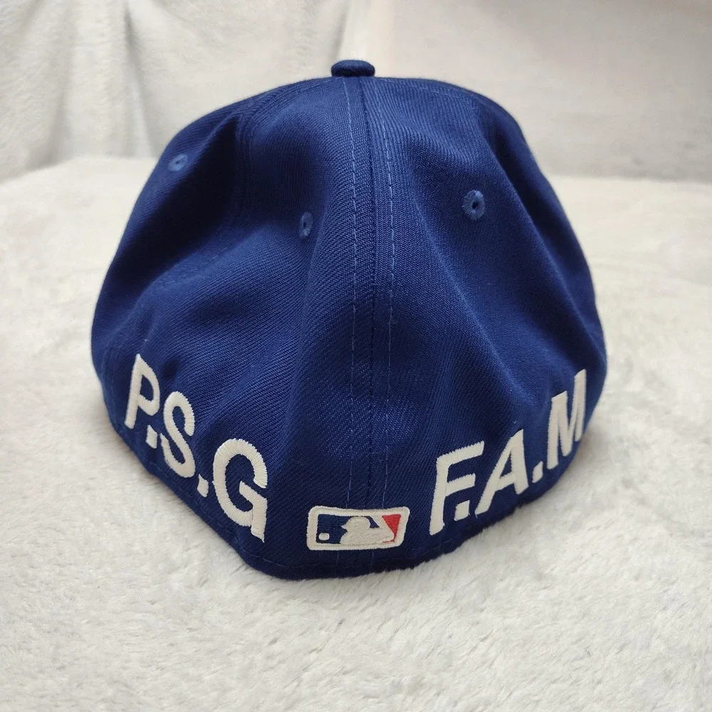 Los Angeles Dodgers New Era Hat Cap Fitted Mens 7‎ 3/4 Blue 59FIFTY MLB Baseball